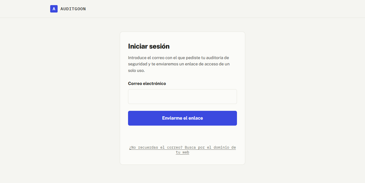 2. Accedes a tu panel